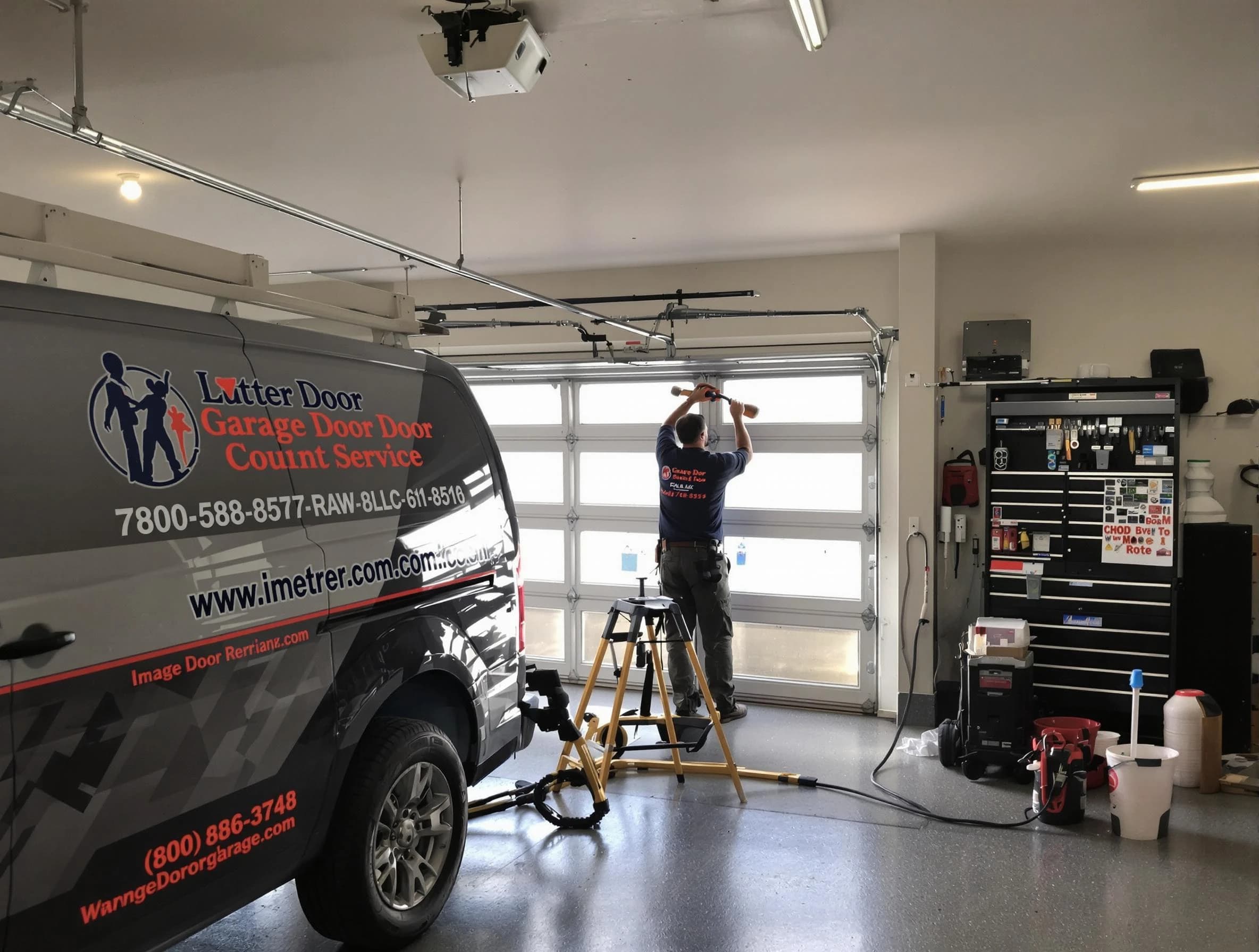 Milford Garage Door Repair rapid response team performing same-day repair in Milford