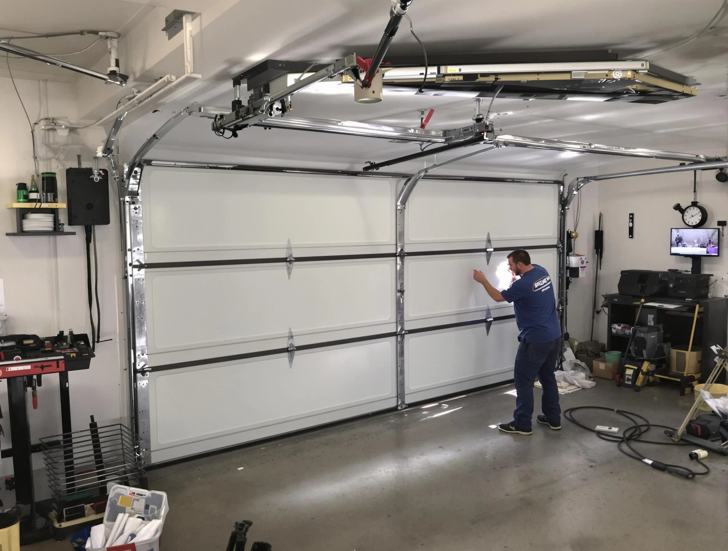 Professional garage door repair service by Milford Garage Door Repair in Milford