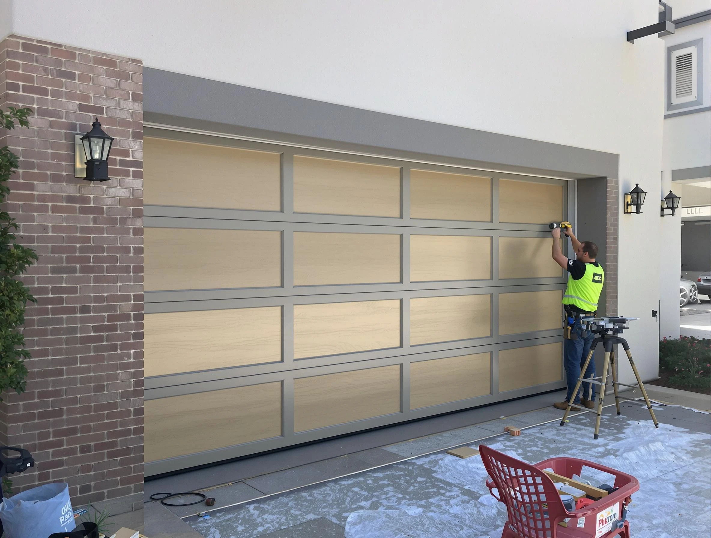 Garage door replacement service by Milford Garage Door Repair in Milford