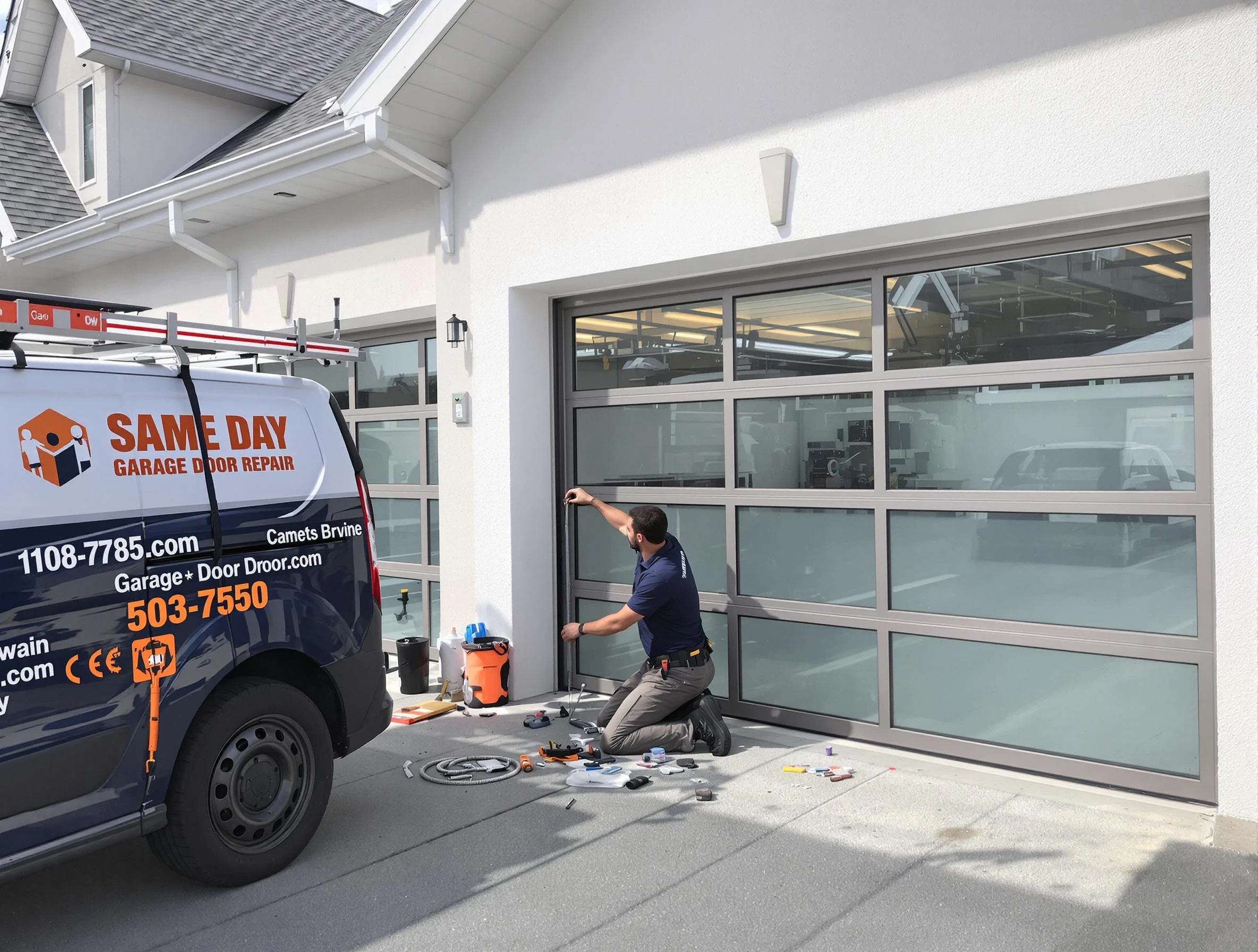 Same-day garage door repair service by Milford Garage Door Repair in Milford